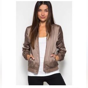 Balera Metallic Bomber Jacket